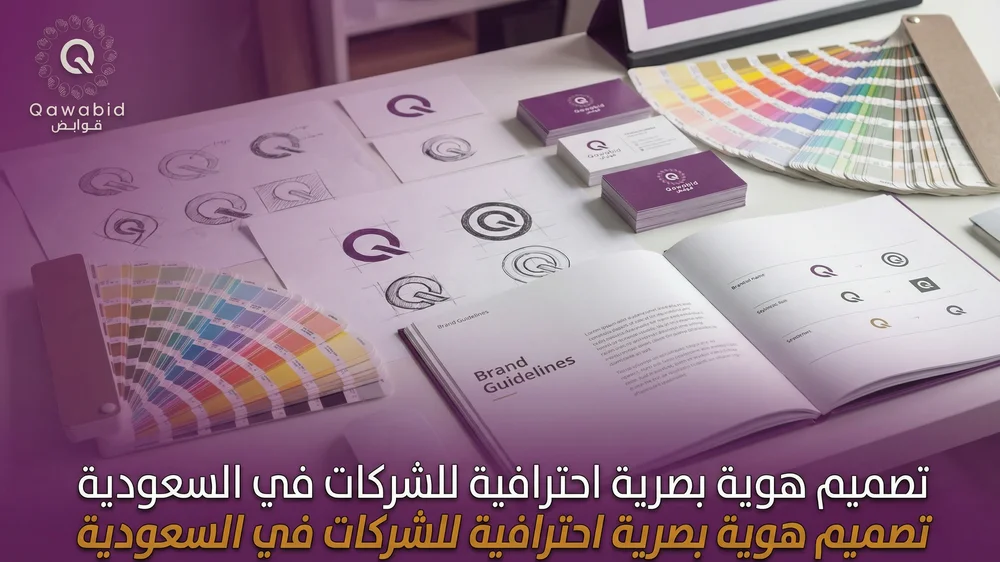 تصميم هوية بصرية احترافية للشركات في السعودية