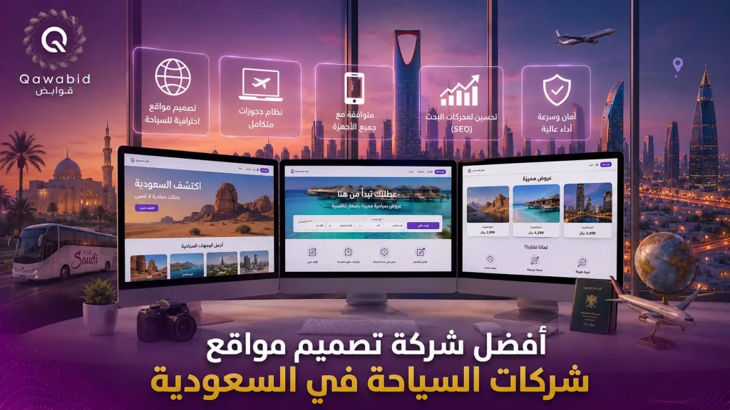 أفضل شركة تصميم مواقع شركات السياحة في السعودية