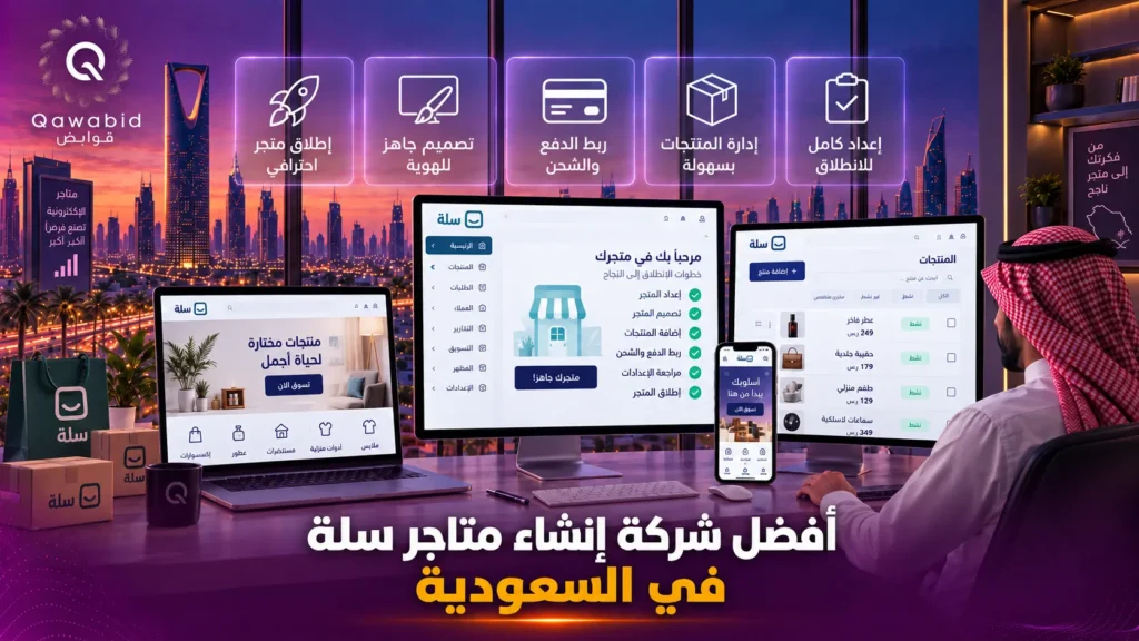 أفضل شركة إنشاء متاجر سلة في السعودية
