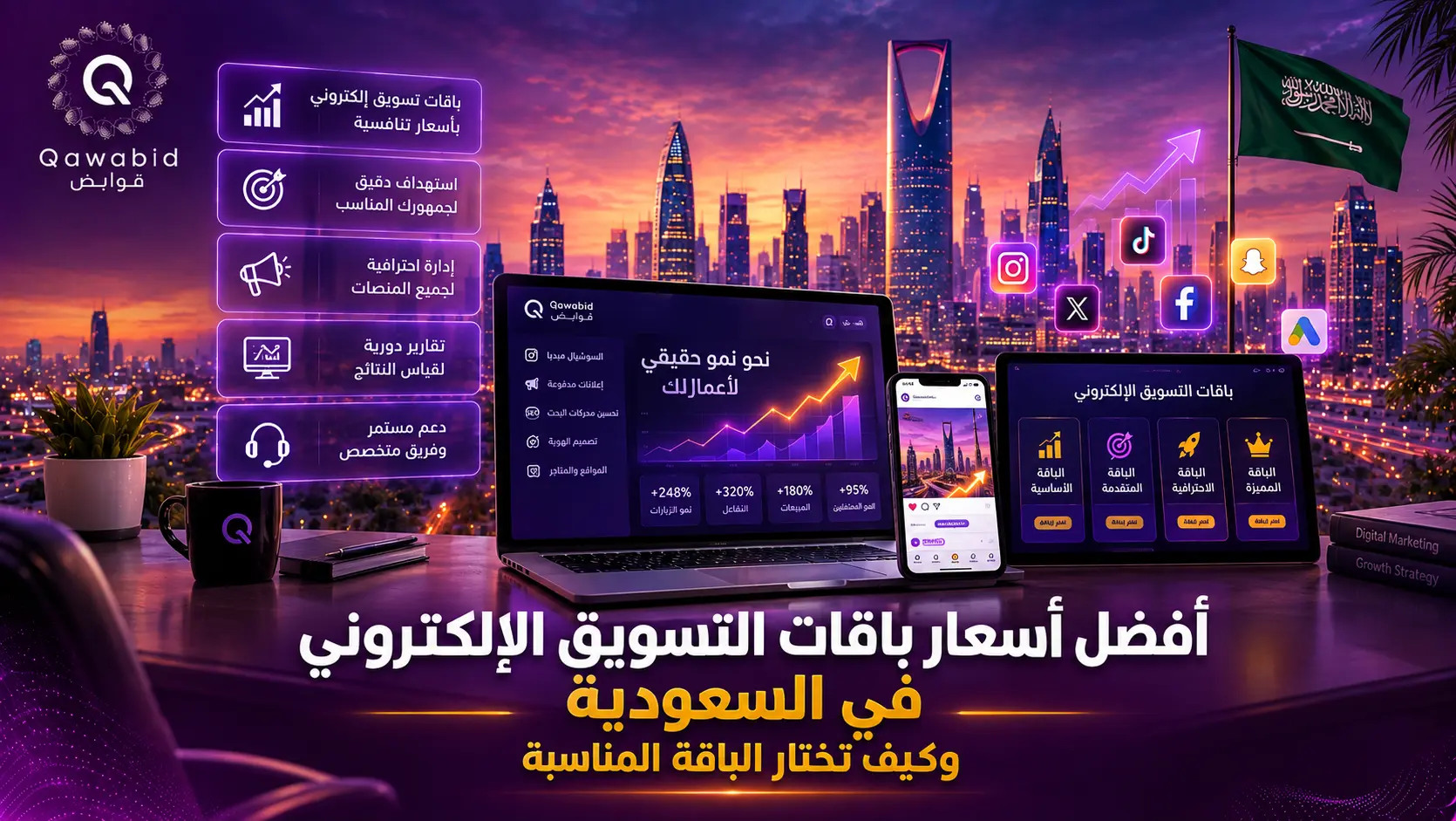 أفضل أسعار باقات التسويق الإلكتروني في السعودية وكيف تختار الباقة المناسبة