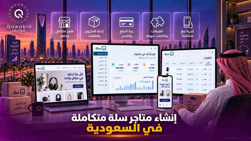 إنشاء متاجر سلة متكاملة في السعودية